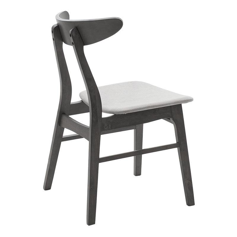 Scaun Orlean, Gri - Nuc, 53x49x78 cm - Gri