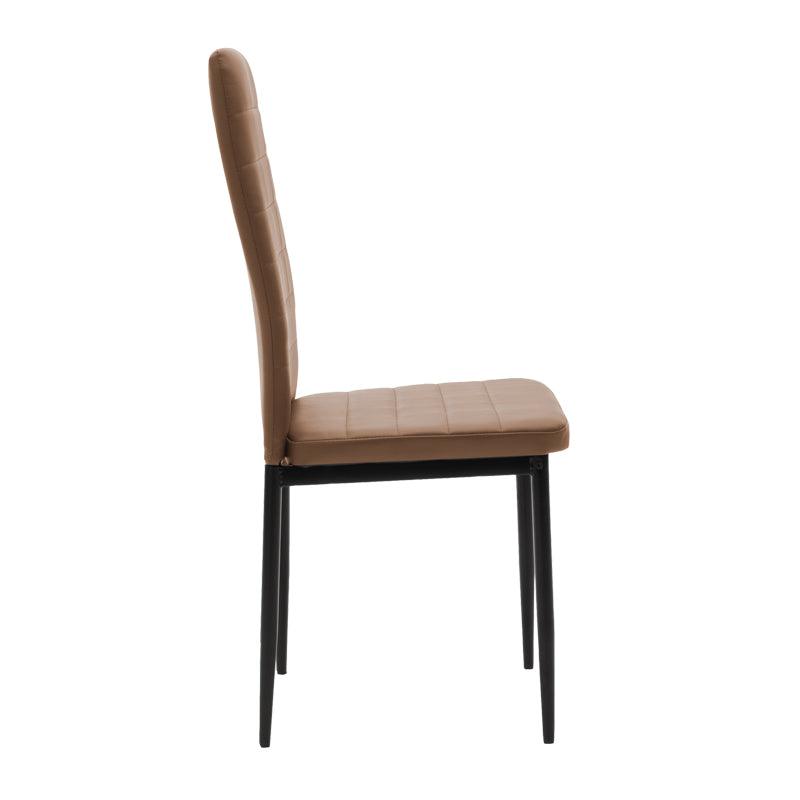 Scaun Parker, Alb - Bej, 42x48x98 cm - Bej