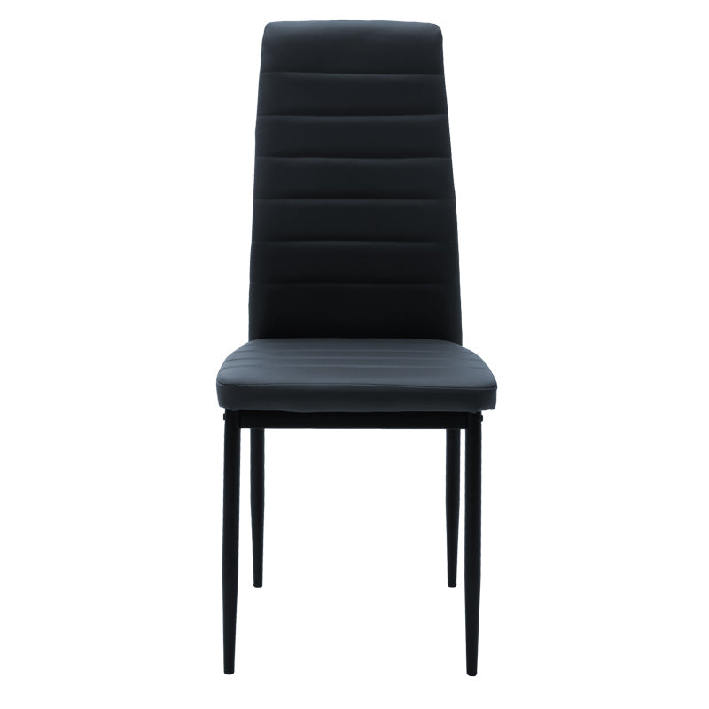 Scaun Parker, gri inchis, 42x48x98 cm