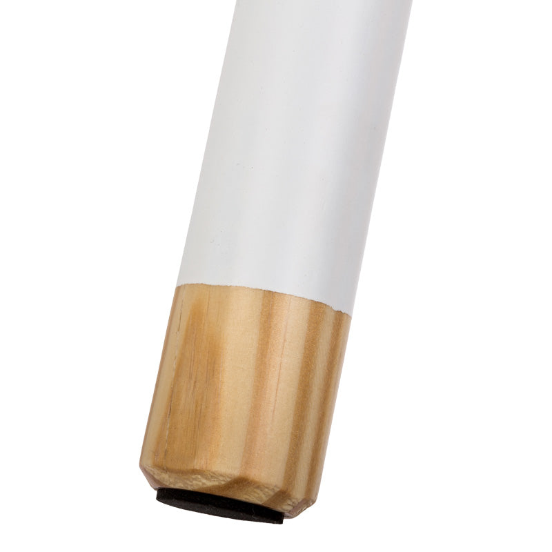 Scaun pentru copii Kevou, Lemn de pin, Alb-Natural, 24x24x25 cm