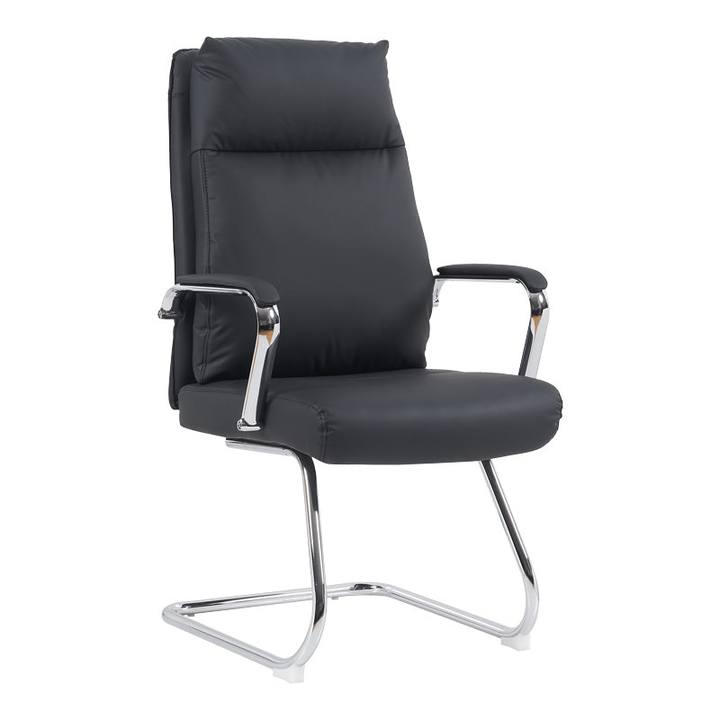 Scaun vizitator Siquel I, piele PU, 58x62x105 cm