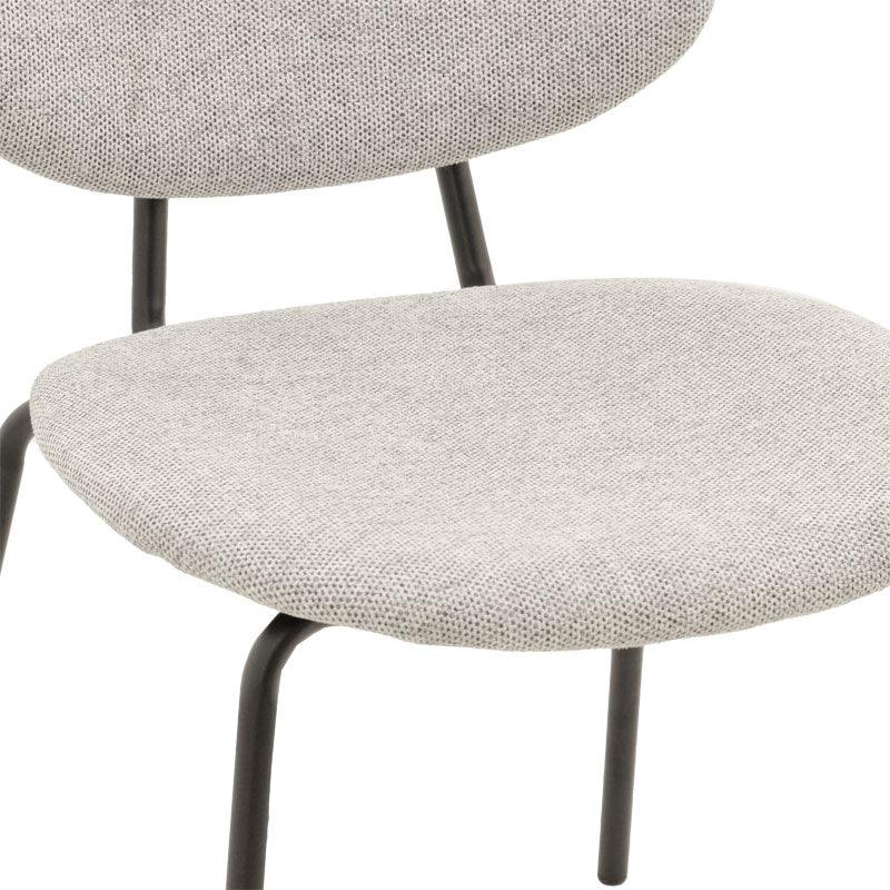 Scaun Pietro, Gri - Gri inchis, 50x53x83 cm - Gri