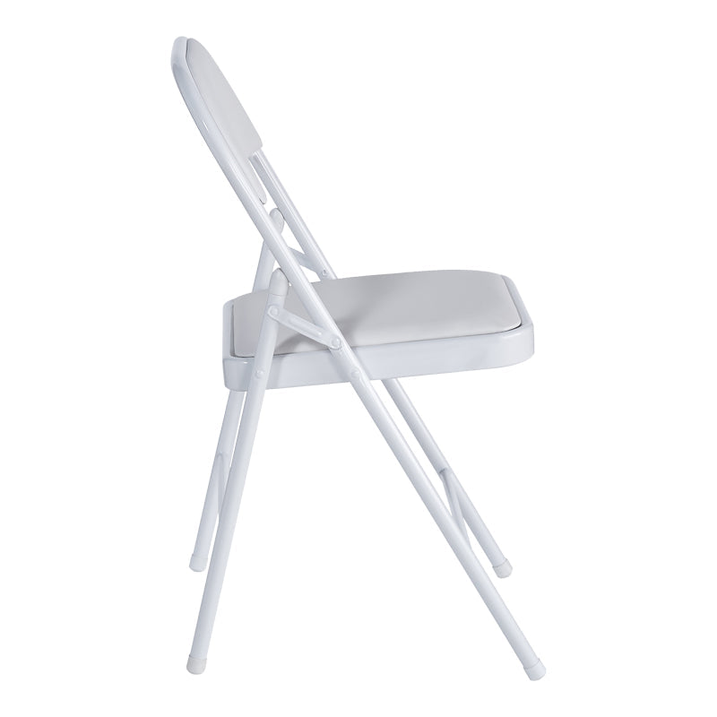 Scaun Pliabil, Alb - Negru, 46x46x79 cm - Alb