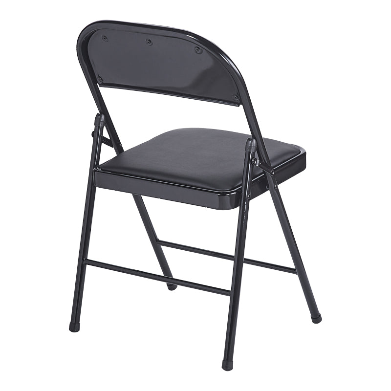 Scaun Pliabil, Alb - Negru, 46x46x79 cm - Negru