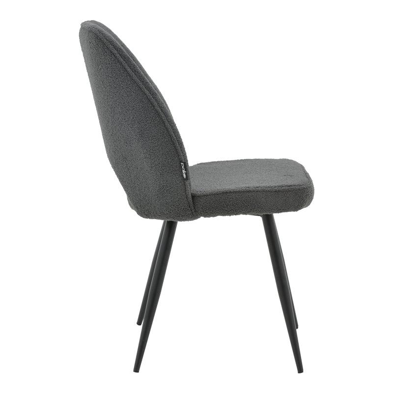 Scaun Renish, Negru - Gri, 61x47x91 cm - Gri