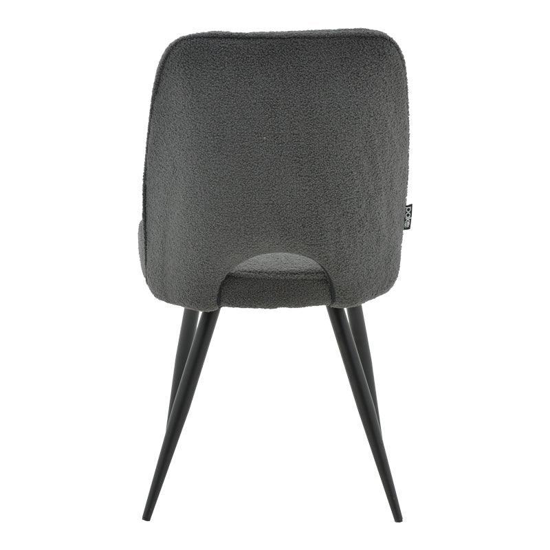 Scaun Renish, Negru - Gri, 61x47x91 cm - Gri