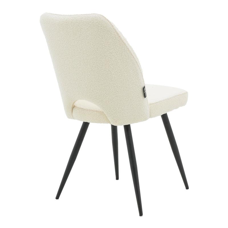 Scaun Renish, Negru - Gri, 61x47x91 cm - Negru