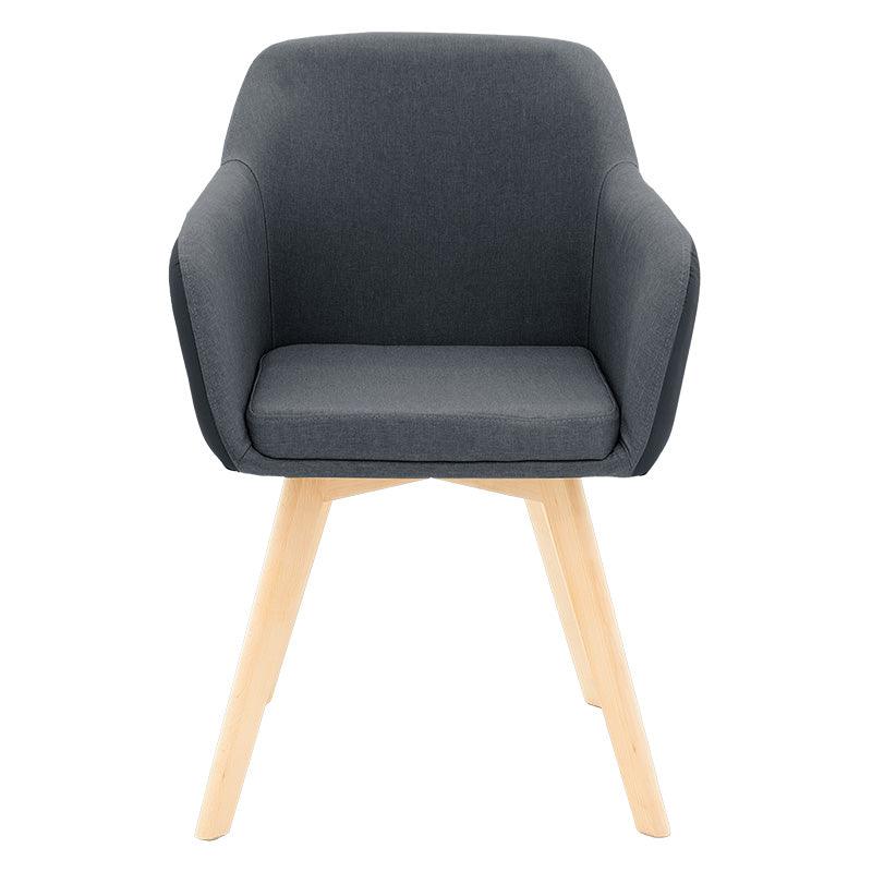 Scaun Safira, Bej - Negru, 57x58x84 cm - Negru