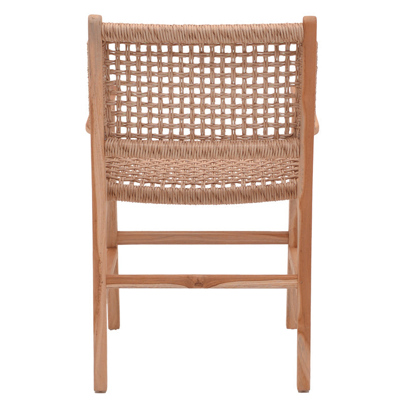 Scaun Sponze lemn de tec, Natur, 54x60x86 cm
