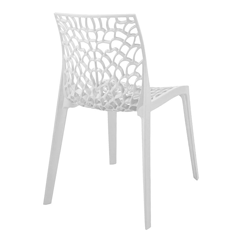 Scaun exterior Hush, polipropilena, 50x57x81 cm - Alb