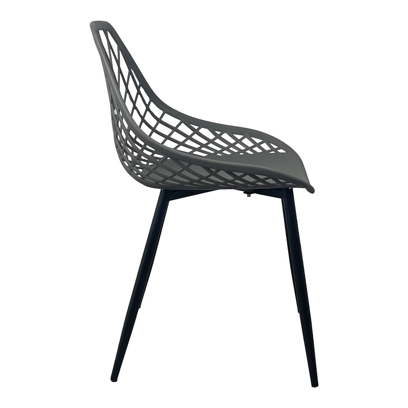 Scaun Suan, Metal, 49x51x86 cm - Antracit