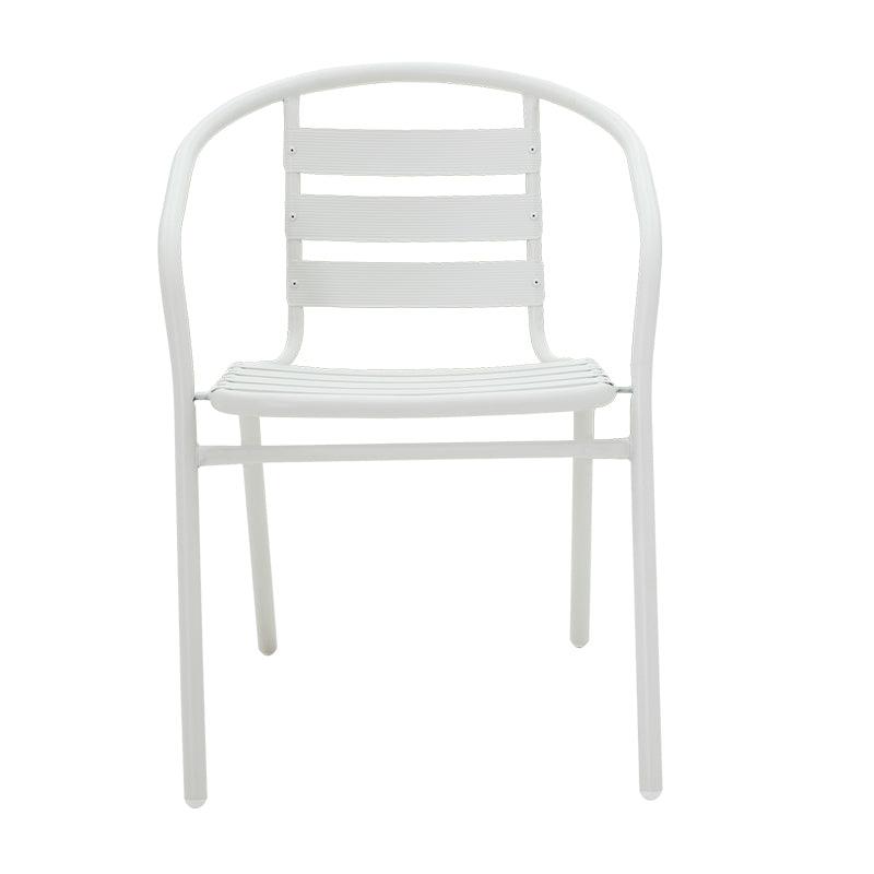 Scaun Tade metal, 58x54x73 cm - Alb