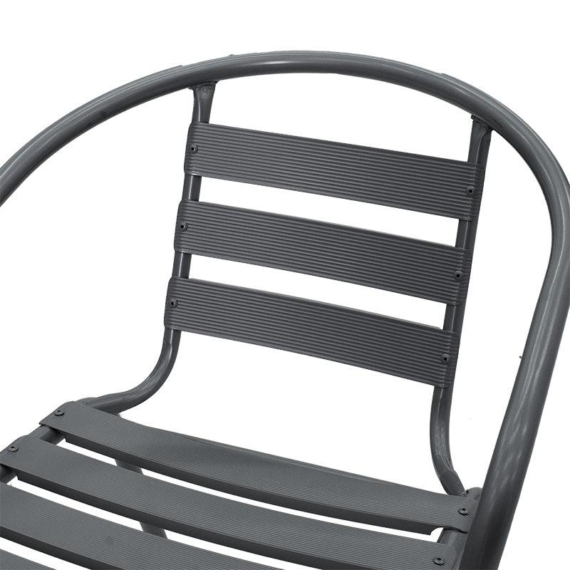Scaun Tade metal, 58x54x73 cm - Gri