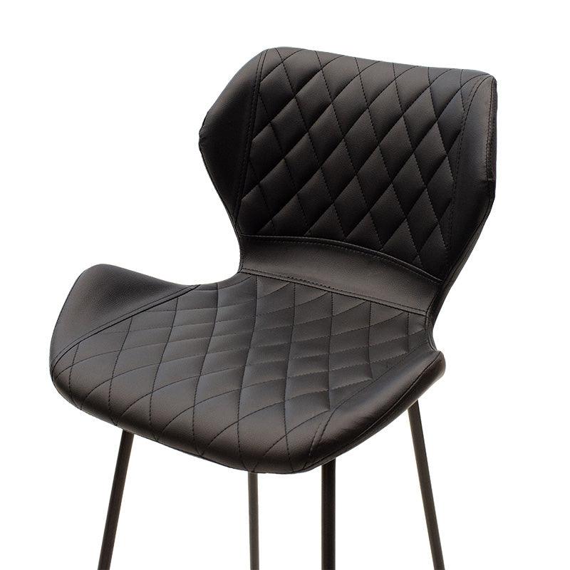 Scaun Theo metalic, 51x48x103 cm