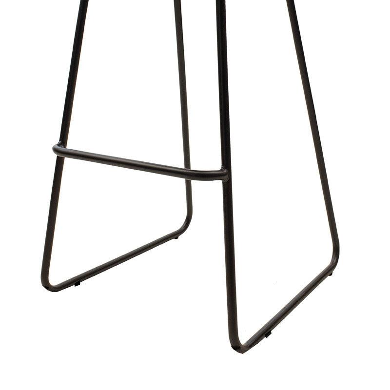 Scaun Theo metalic, 51x48x103 cm