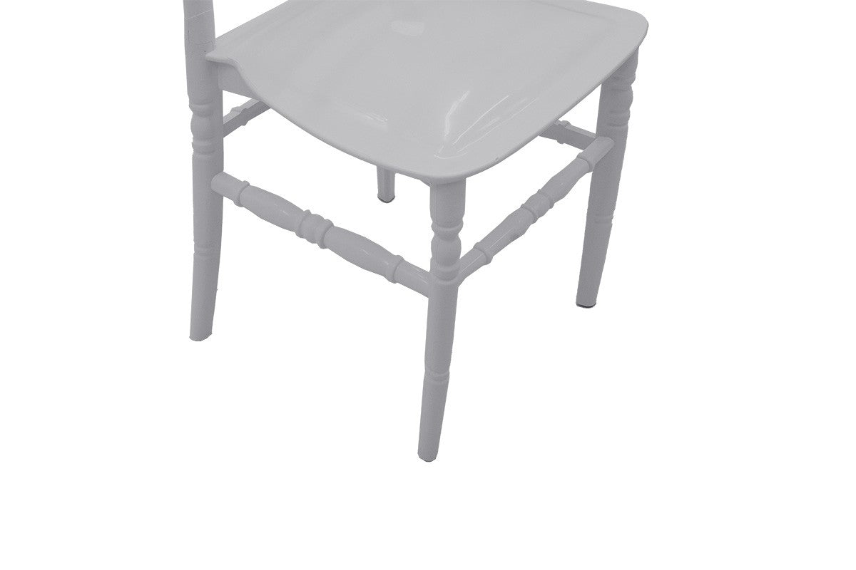 Scaun Tiffany, Alb, 40x86x43 cm