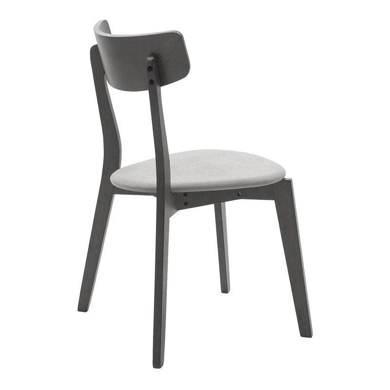 Scaun Toto, Gri - Nuc, 50x50x85 cm - Scaun Toto, Gri - Nuc, 50x50x85 cm
