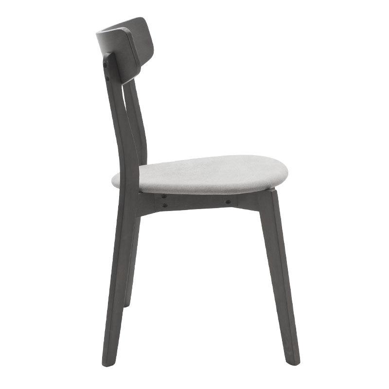 Scaun Toto, Gri - Nuc, 50x50x85 cm - Gri