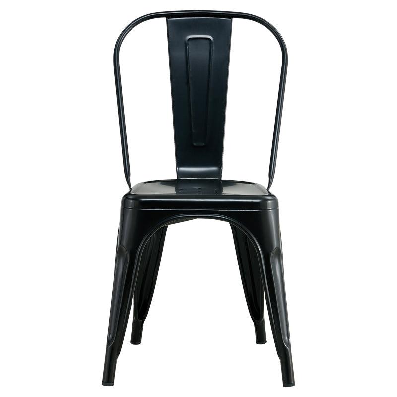 Scaun Utopia metal, 44x44x55 cm - Negru