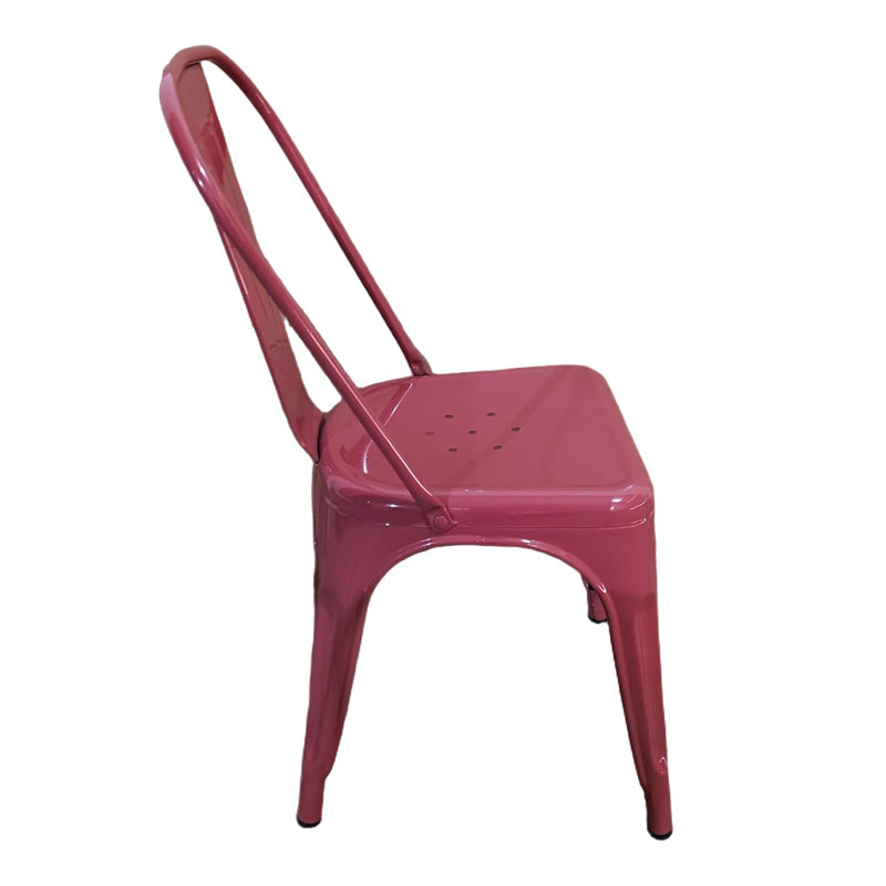 Scaun Utopia, metal, 44x44x85 cm - Teracota