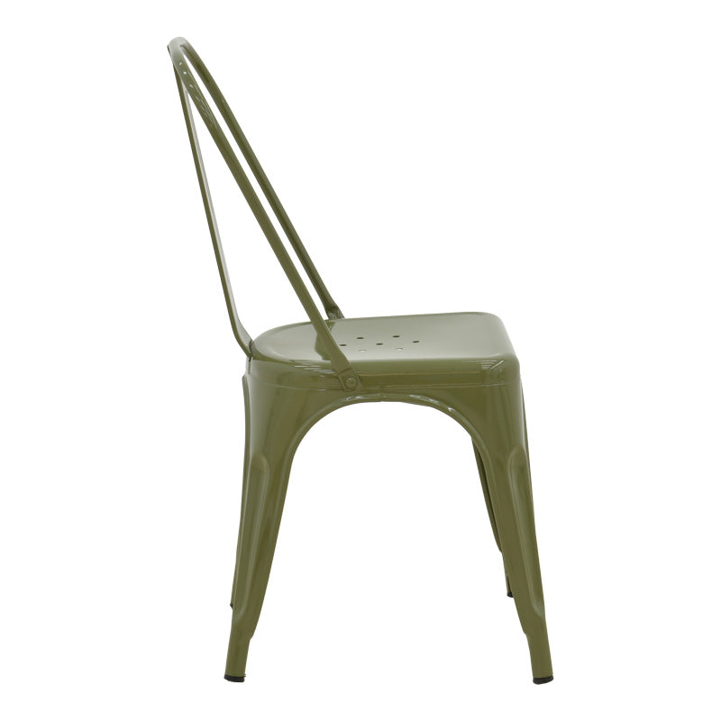 Scaun Utopia, metal, 44x44x85 cm - Verde