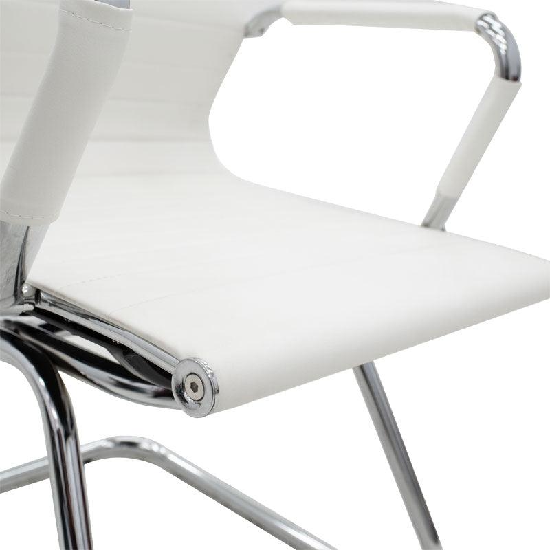 Scaun Valter PU 55x52x95cm - Alb