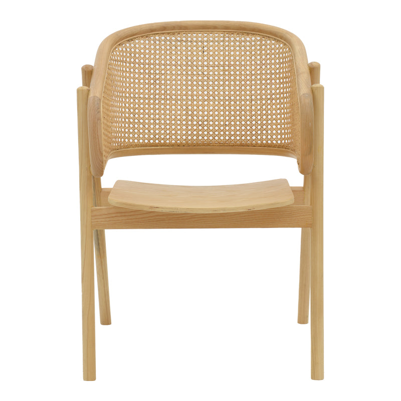 Scaun Wenzy din lemn masiv Natural toon, 58x58x82 cm