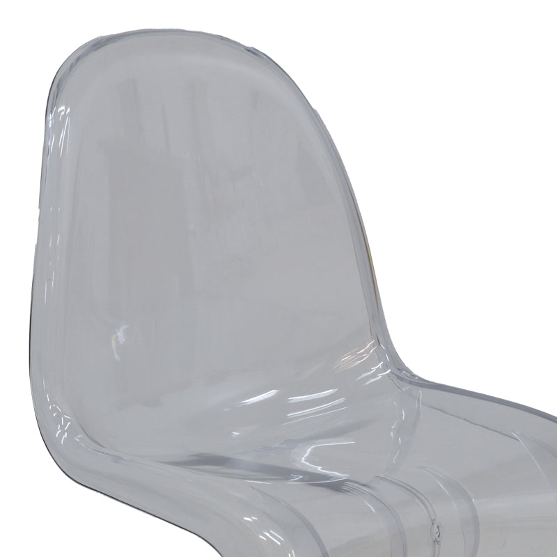 Scaun Xyofa PC Transparent, Multicolor, 42x45x85 cm