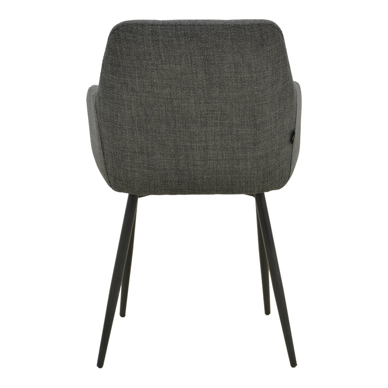 Scaun Zerfia, Stofa, 43x60x85 cm - Antracit