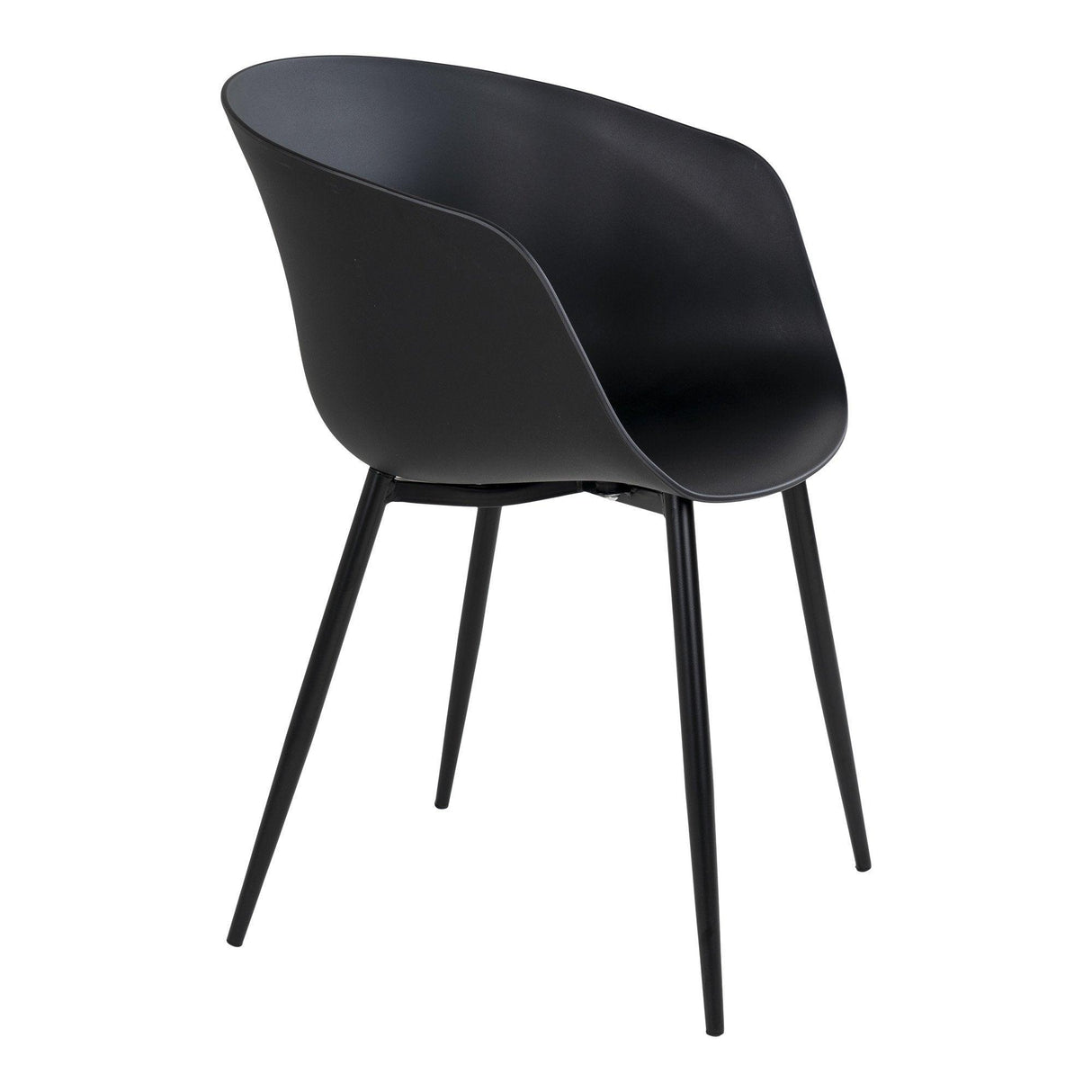 Scaune Roma, Negru, 55x79x53 cm