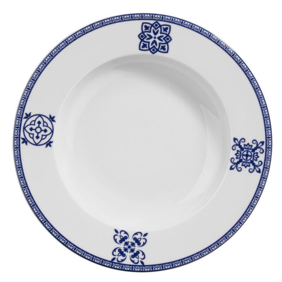 Serviciu de masa, 24 piese, Portelan, Albastru