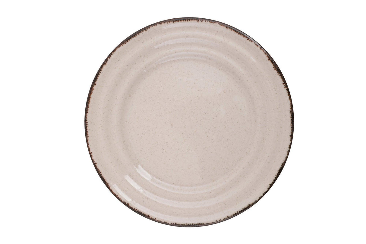 Serviciu de masa, 24 piese, Portelan, Crem