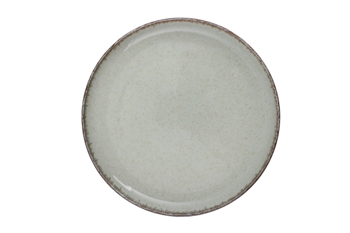 Serviciu de masa, 24 piese, Portelan, Verde, 27x27x2.5 cm