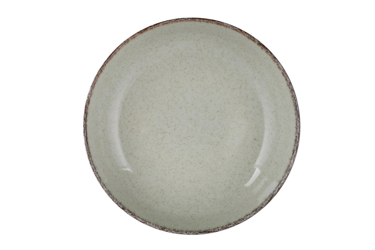 Serviciu de masa, 24 piese, Portelan, Verde, 27x27x2.5 cm