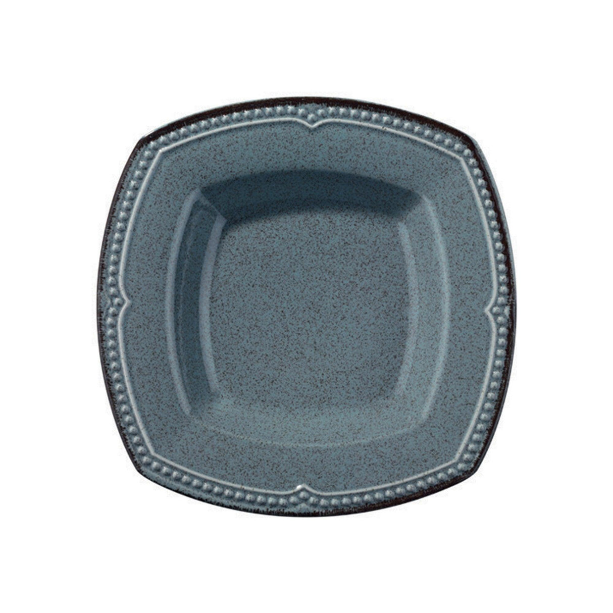 Serviciu de masa, 24 piese, Portelan, Albastru, 26x26x2 cm