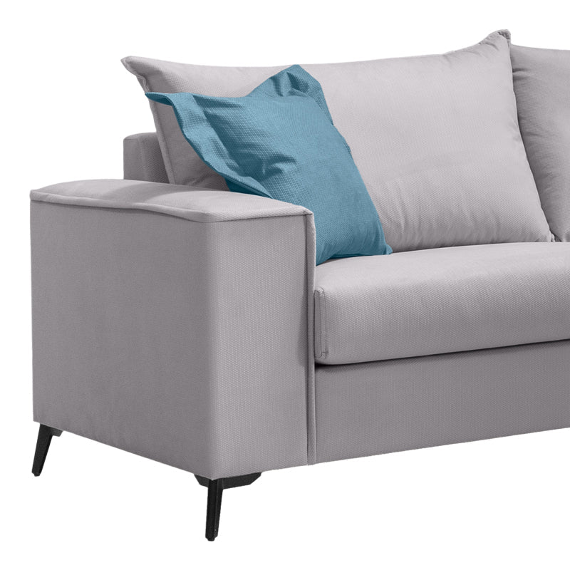 Set 2 canapele cu 2 locuri Verona x2, Gri deschis, 225x93x100 cm