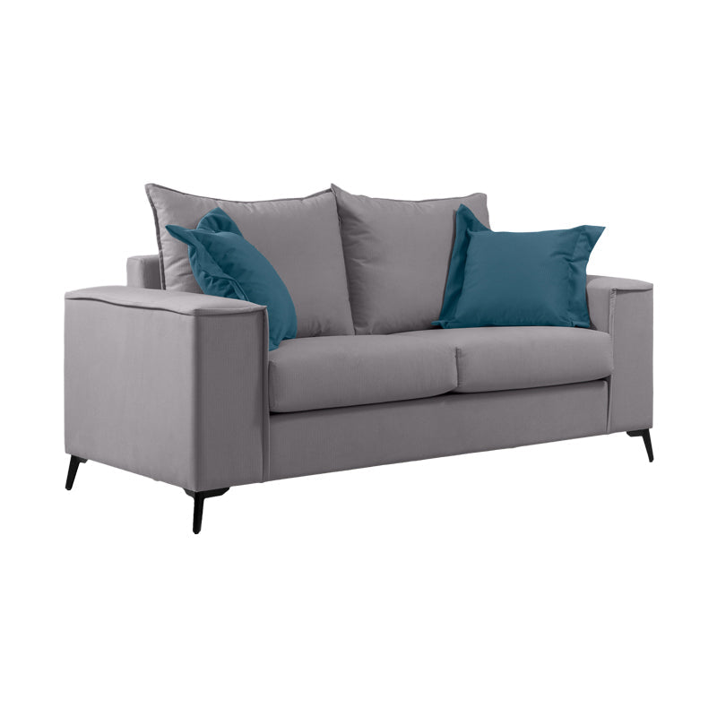 Set 2 canapele cu 2 locuri Verona x2, Gri deschis, 225x93x100 cm