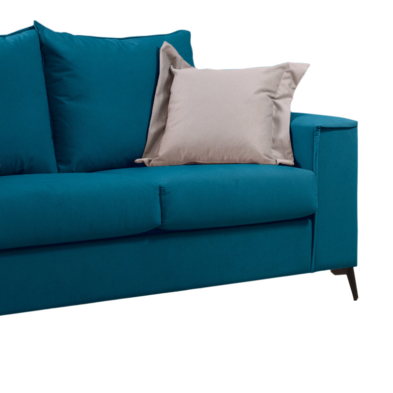 Set 2 canapele cu 2 locuri Verona x2, Albastru, 225x93x100 cm