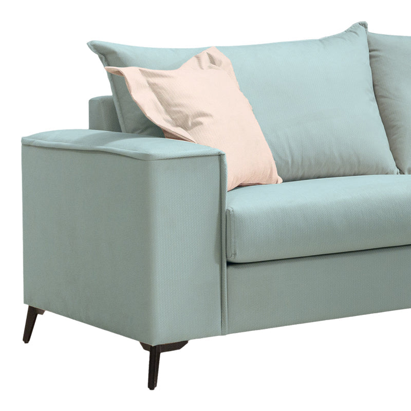 Set 2 canapele cu 2 locuri Verona x2, Verde deschis, 225x93x100 cm