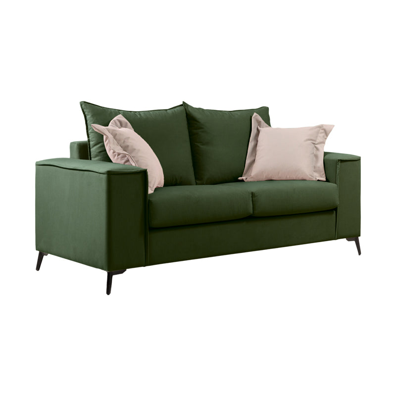 Set 2 canapele cu 2 locuri Verona x2, Verde inchis, 225x93x100 cm