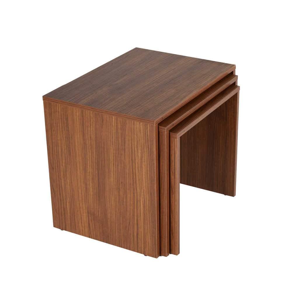 Set 3 Masute Cafea Zigon SHP-103-PP-1 Home Collection®, 55x47x40 cm - Maro | SKU: SHP-103-OO-1