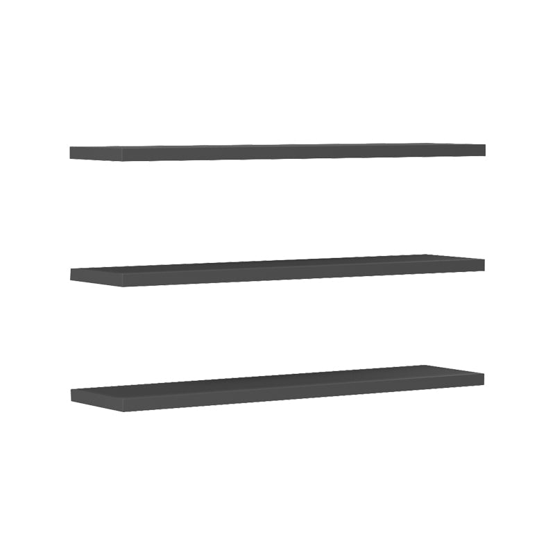 Set 3 rafturi de perete Divar, Gri, 60x14 cm