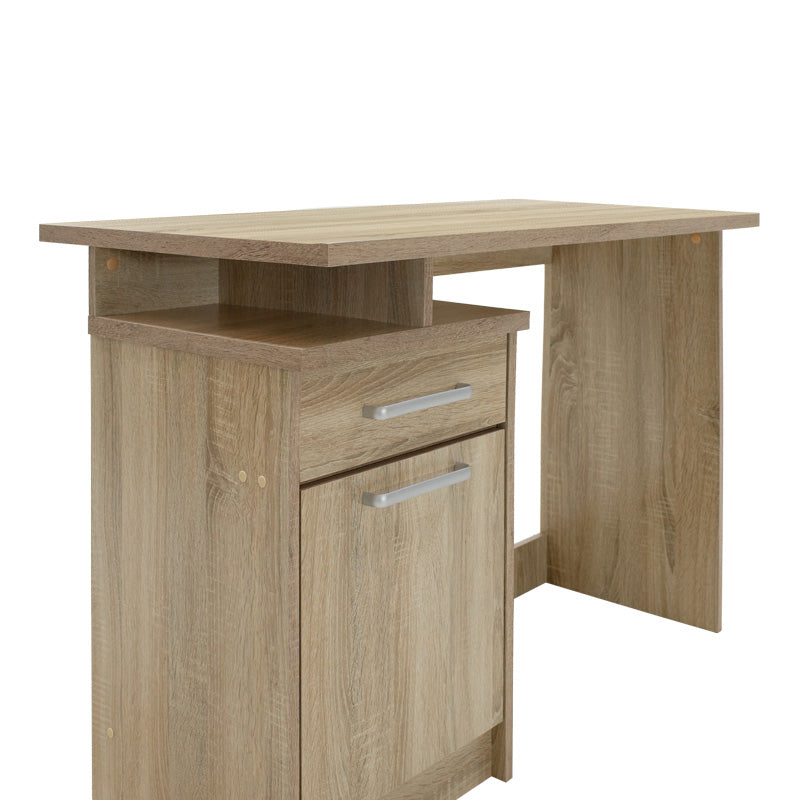 Set birou pentru studenti cu functie de organizare, metal și Lemn, 2 piese, 100x55x75 cm