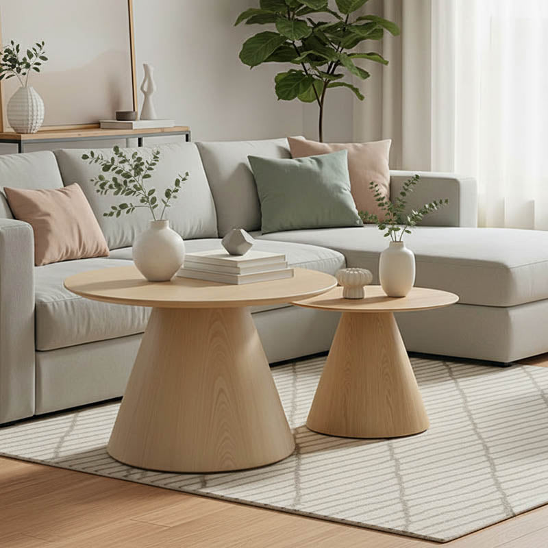 Set de 2 Mese de Cafea, Donda, Stil Sonoma, versatile, 80x80x45 cm
