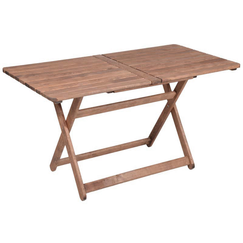 Set de cina Retto 5 piese din lemn de fag masiv, nuc-inchis Gri-inchis, 120x75x71 cm - Gri inchis