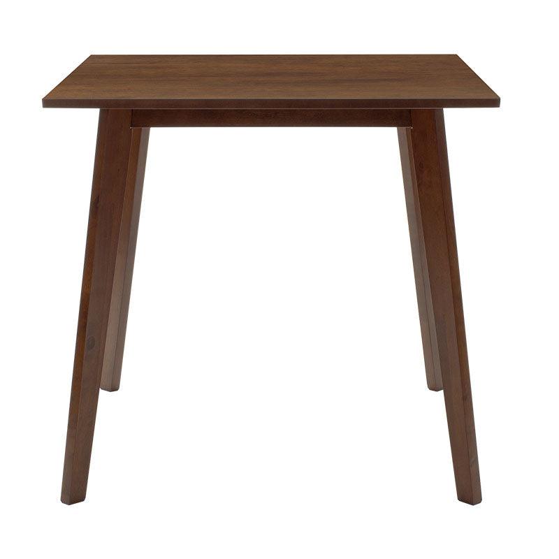 Set de sufragerie Benson - Toto 5 piese, Gri - Nuc, 80x80x75 cm - Nuc