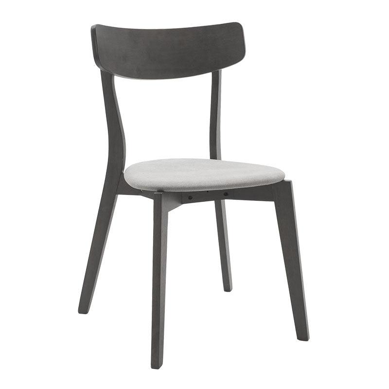 Set de sufragerie Benson - Toto 7 piese, Gri - Nuc, 150x90x75 cm - Gri