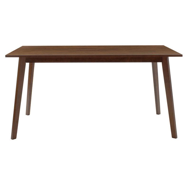 Set de sufragerie Benson - Toto 7 piese, Gri - Nuc, 150x90x75 cm - Nuc
