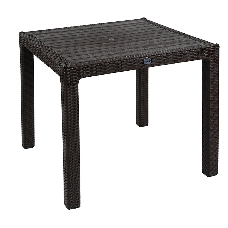 Set de sufragerie Explore-Confident set 3 bucati, maro, 90x90x74 cm