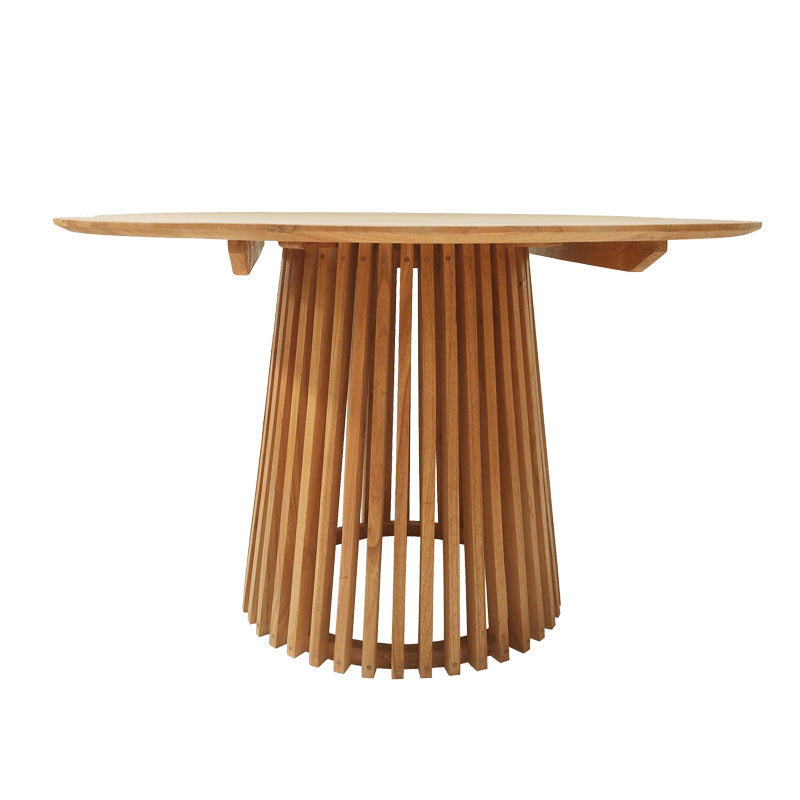 Set de sufragerie Inca-Kenda 5 piese, Natural, D120x75 cm